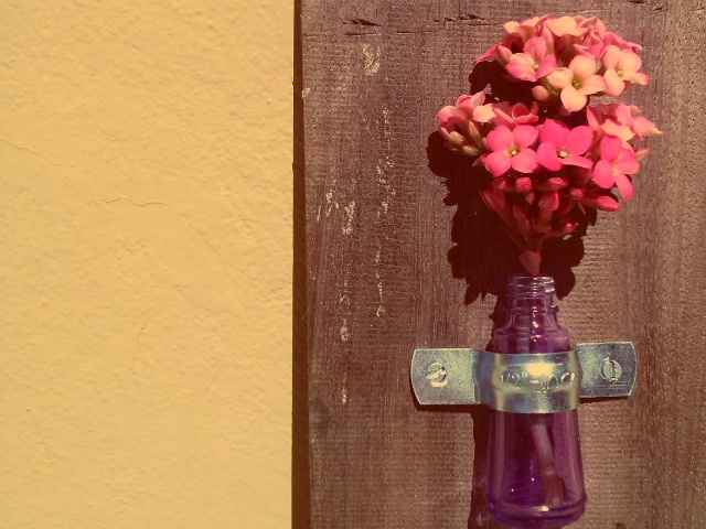 artesanato com vidro de esmalte