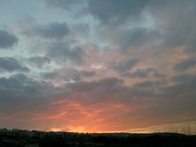 O úllitmo pôr-do-sol na Ilhota.