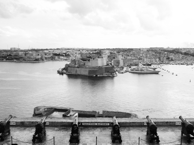 Vista do Grand Harbour de Malta.